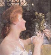 Alma-Tadema, Sir Lawrence The Golden Hour (mk23) oil painting on canvas